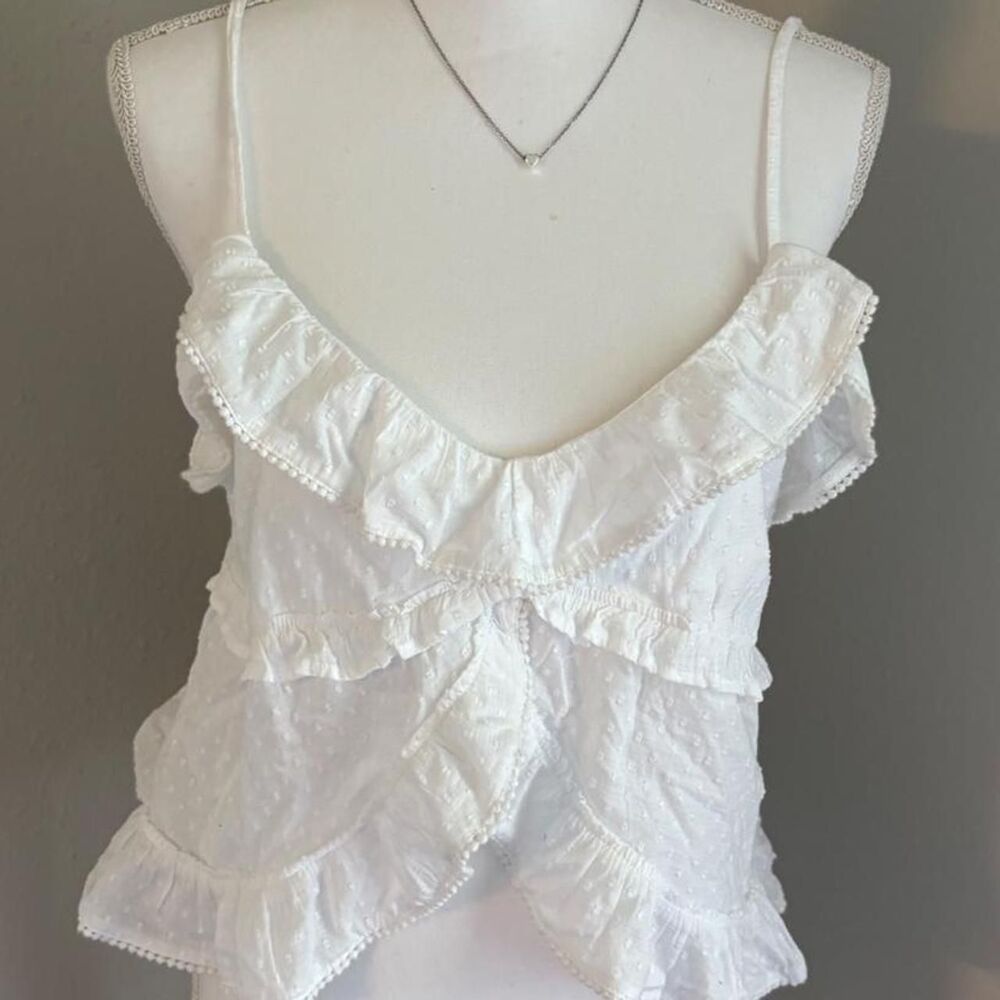 American-eagle Women's White Vest